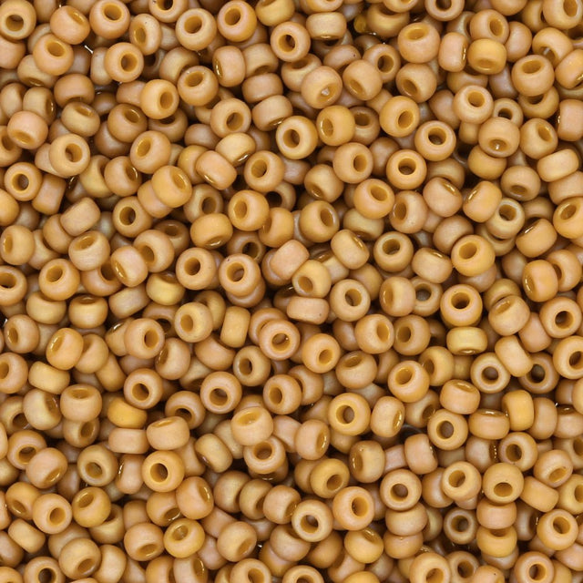 Rocailles-Perlen Miyuki 11/0 – Frost Opaque Glaze Rainbow Pistachio - PerlineBeads