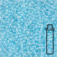 Rocailles-Perlen Miyuki 11/0 – Lined Sky Blue AB - PerlineBeads