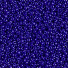 Rocailles-Perlen Miyuki 11/0 – Opaque Cobalt - PerlineBeads