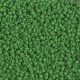 Rocailles-Perlen Miyuki 11/0 – Opaque Jade Green - PerlineBeads