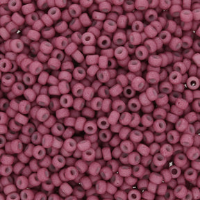 Rocailles-Perlen Miyuki 11/0 – Special Dyed Old Rose - PerlineBeads