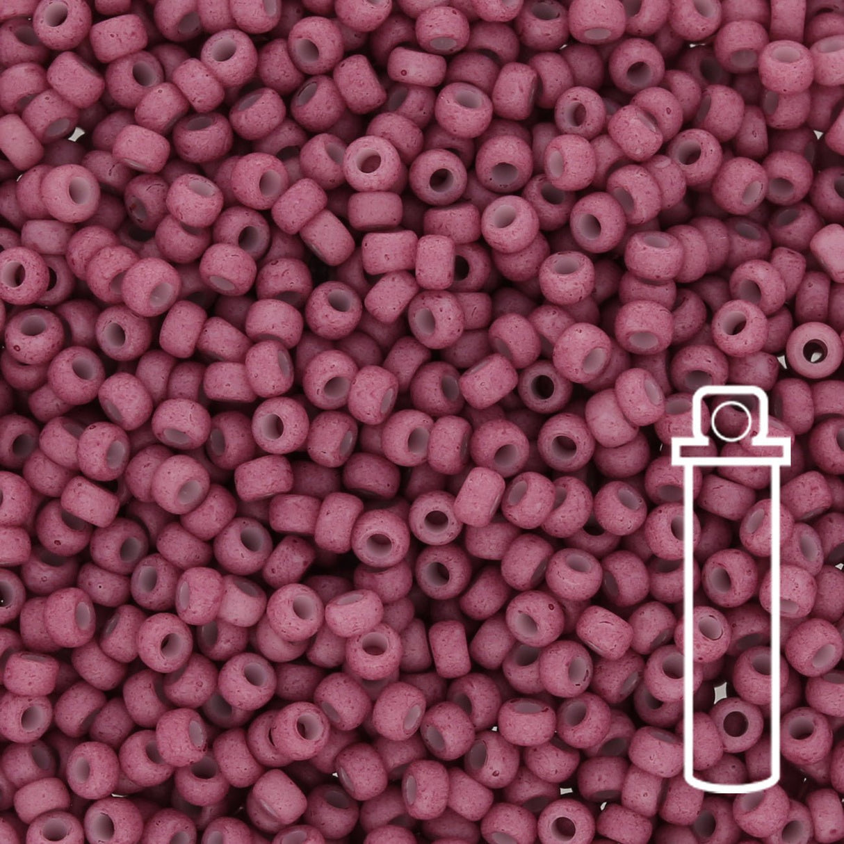 Rocailles-Perlen Miyuki 11/0 – Special Dyed Old Rose - PerlineBeads