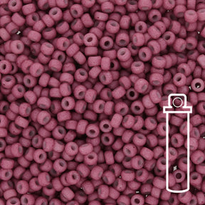 Rocailles-Perlen Miyuki 11/0 – Special Dyed Old Rose - PerlineBeads