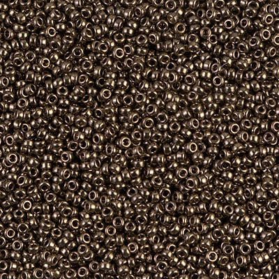 Rocailles-Perlen Miyuki 15/0 – Dark Bronze - PerlineBeads