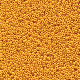 Rocailles-Perlen Miyuki 15/0 – Duracoat Opaque Dyed Yellow - PerlineBeads