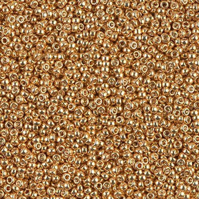 Rocailles-Perlen Miyuki 15/0 – Galvanized Gold - PerlineBeads