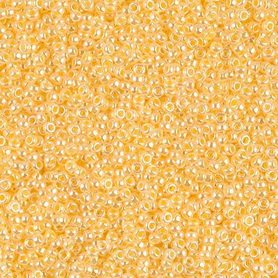 Rocailles-Perlen Miyuki 15/0 – Lined Daffodil Ceylon - PerlineBeads