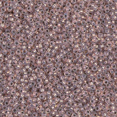 Rocailles-Perlen Miyuki 15/0 – Lined Rose - PerlineBeads