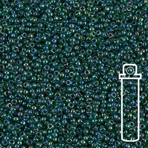 Rocailles-Perlen Miyuki 15/0 – Luster Teal Iris - PerlineBeads