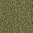 Rocailles-Perlen Miyuki 15/0 – Matte Light Olive Luster - PerlineBeads