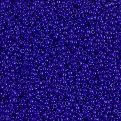 Rocailles-Perlen Miyuki 15/0 – Opaque Cobalt Blue - PerlineBeads