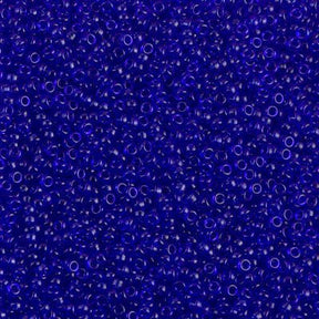 Rocailles-Perlen Miyuki 15/0 – Transparent Sapphire - PerlineBeads