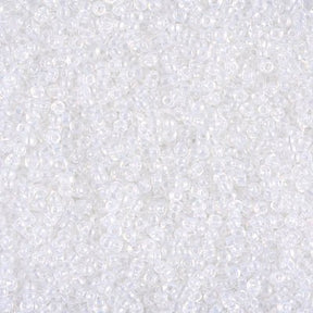 Rocailles-Perlen Miyuki 15/0 – White Opal - PerlineBeads
