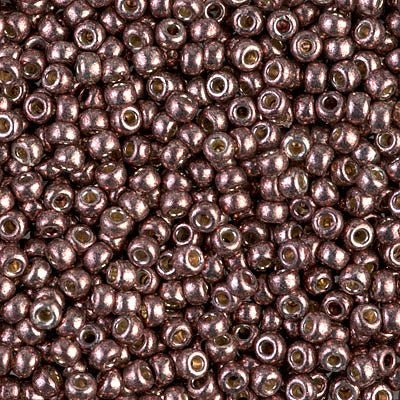 Rocailles-Perlen Miyuki 8/0 – Duracoat Dark Mauve - PerlineBeads