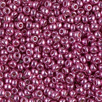 Rocailles-Perlen Miyuki 8/0 – Duracoat Galvanized Hot Pink - PerlineBeads