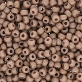 Rocailles-Perlen Miyuki 8/0 – Duracoat Opaque Dyed Gray - PerlineBeads