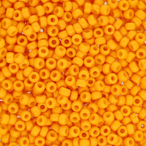 Rocailles-Perlen Miyuki 8/0 – Duracoat Opaque Dyed Yellow - PerlineBeads