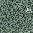 Rocailles-Perlen Miyuki 8/0 – Frost Opaque Glaze Rainbow Celadon - PerlineBeads
