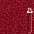 Rocailles-Perlen Miyuki 8/0– Matte Transparent Ruby - PerlineBeads
