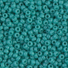 Rocailles-Perlen Miyuki 8/0 – Opaque Turquoise Green - PerlineBeads