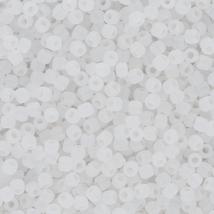 Rocailles-Perlen Toho 11/0 – Ceylon Frosted Snowflake - PerlineBeads