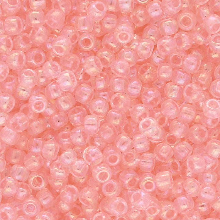 Rocailles-Perlen Toho 11/0 – Dyed-Rainbow Ballerina Pink - PerlineBeads