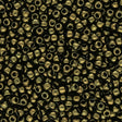 Rocailles-Perlen Toho 11/0 – Gold-Lustered Dark Antique Bronze - PerlineBeads