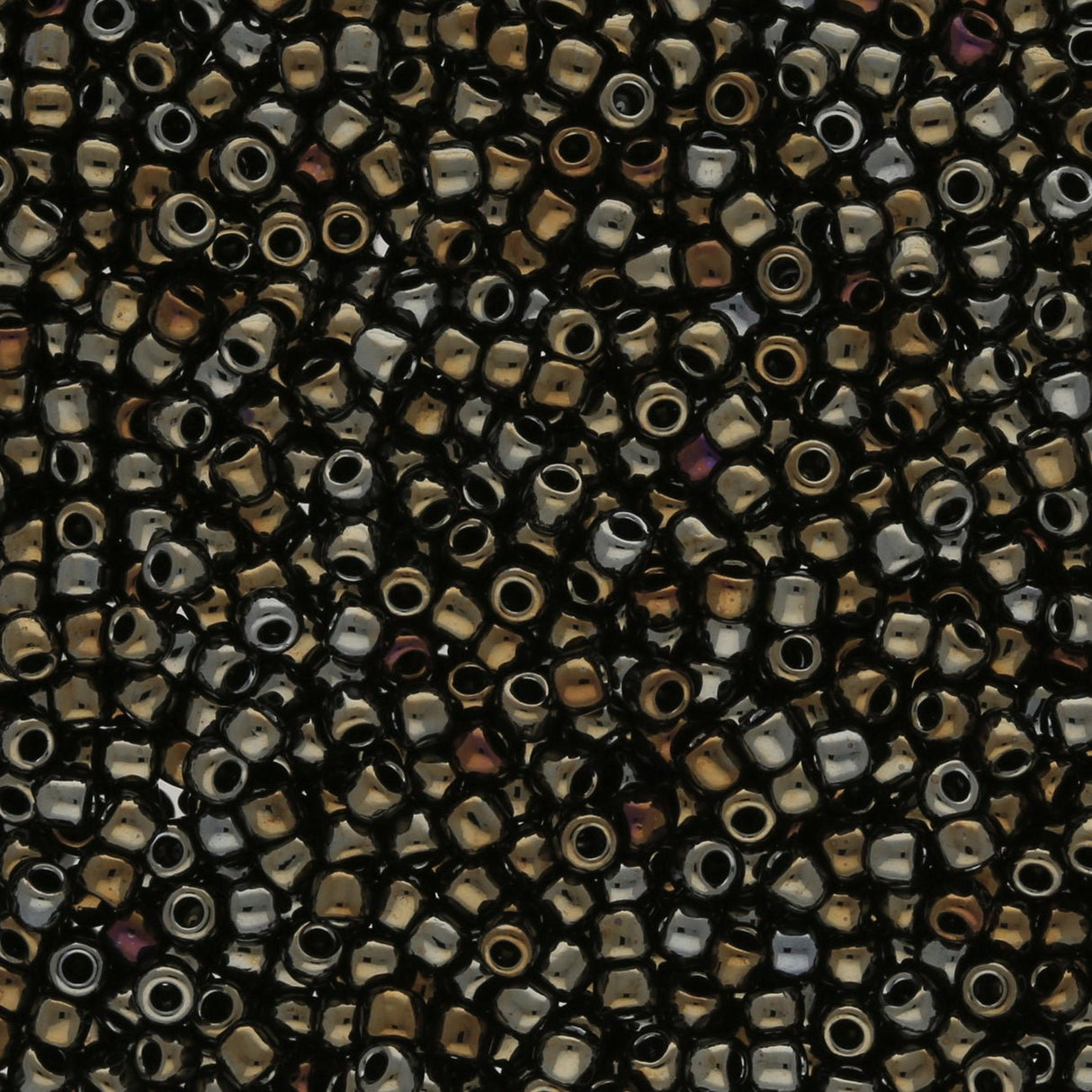 Rocailles-Perlen Toho 11/0 – Metallic Iris-Brown - PerlineBeads