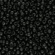 Rocailles-Perlen Toho 11/0 – Opaque Jet - PerlineBeads