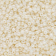 Rocailles-Perlen Toho 11/0 – Opaque Lustered Navajo White - PerlineBeads