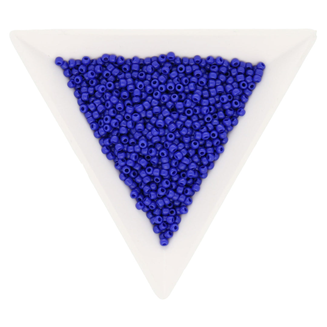 Rocailles-Perlen Toho 11/0 – Opaque Navy Blue - PerlineBeads