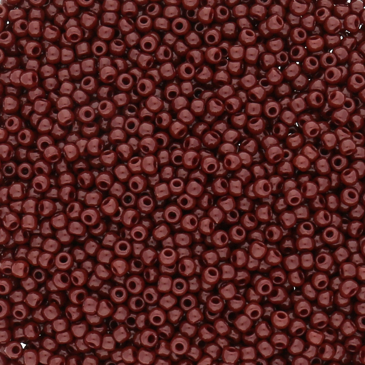 Rocailles-Perlen Toho 11/0 – Opaque Oxblood - PerlineBeads