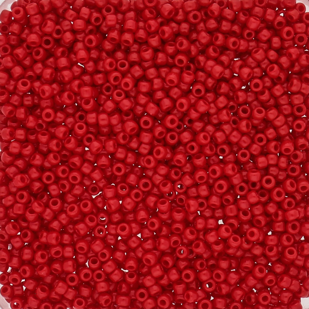 Rocailles-Perlen Toho 11/0 – Opaque Pepper Red - PerlineBeads