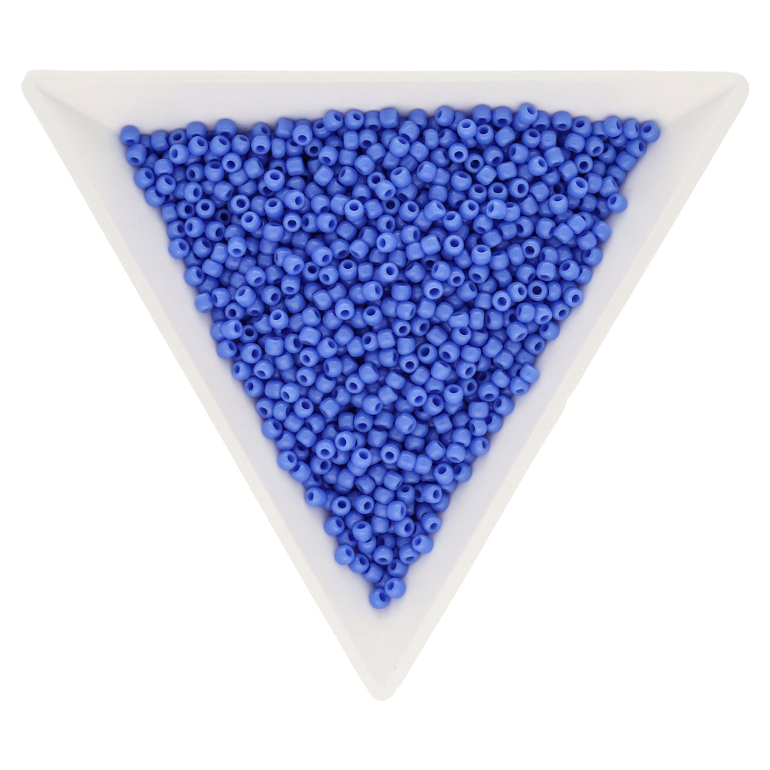 Rocailles-Perlen Toho 11/0 – Opaque Periwinkle - PerlineBeads