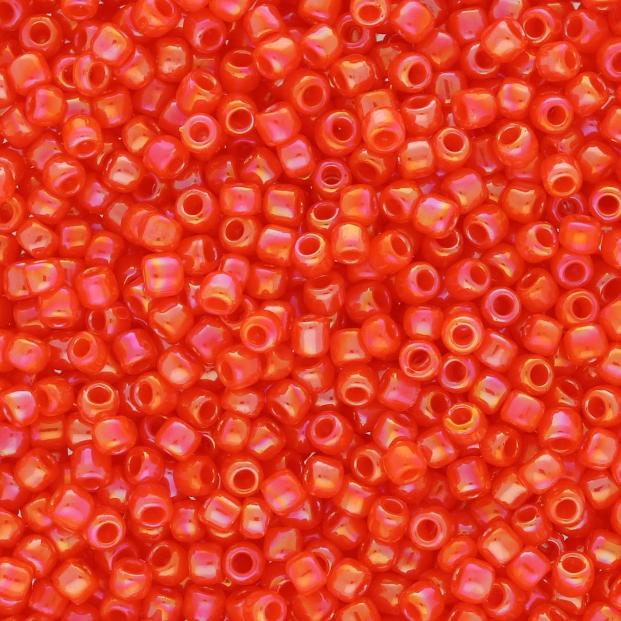 Rocailles-Perlen Toho 11/0 – Opaque Rainbow Pumpkin - PerlineBeads