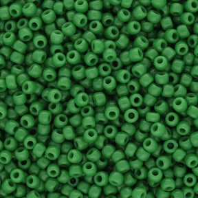 Rocailles-Perlen Toho 11/0 – Opaque Shamrock - PerlineBeads