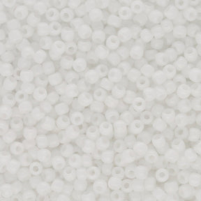 Rocailles-Perlen Toho 11/0 – Opaque White - PerlineBeads