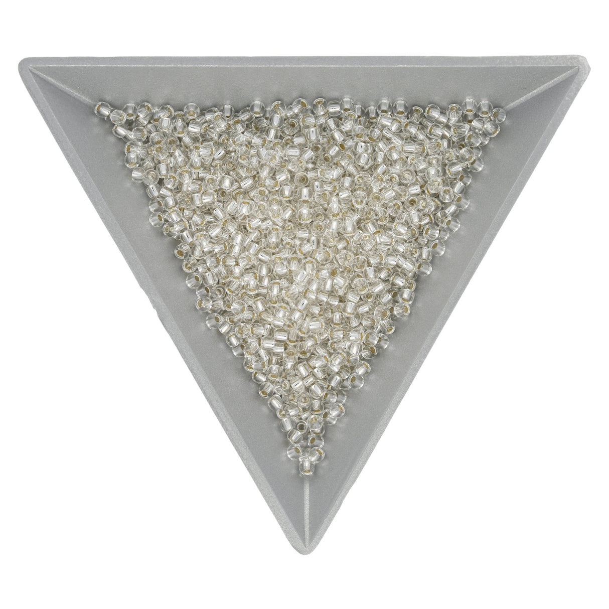 Rocailles-Perlen Toho 11/0 – Silver-Lined Crystal - PerlineBeads