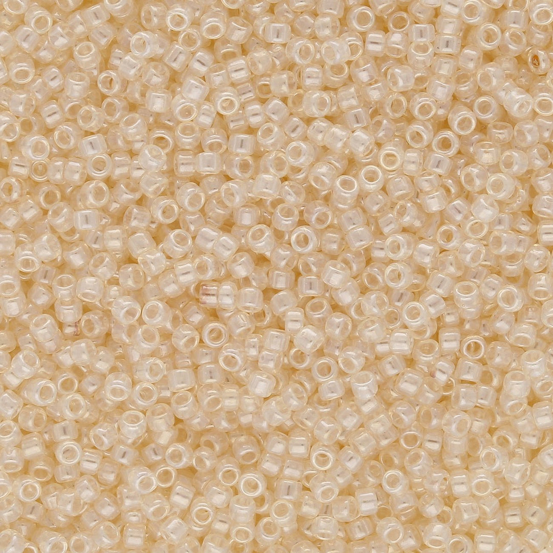 Rocailles-Perlen Toho 15/0 – Ceylon Light Ivory - PerlineBeads