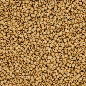 Rocailles-Perlen Toho 15/0 – PermaFinish - Matte Galvanized Starlight - PerlineBeads
