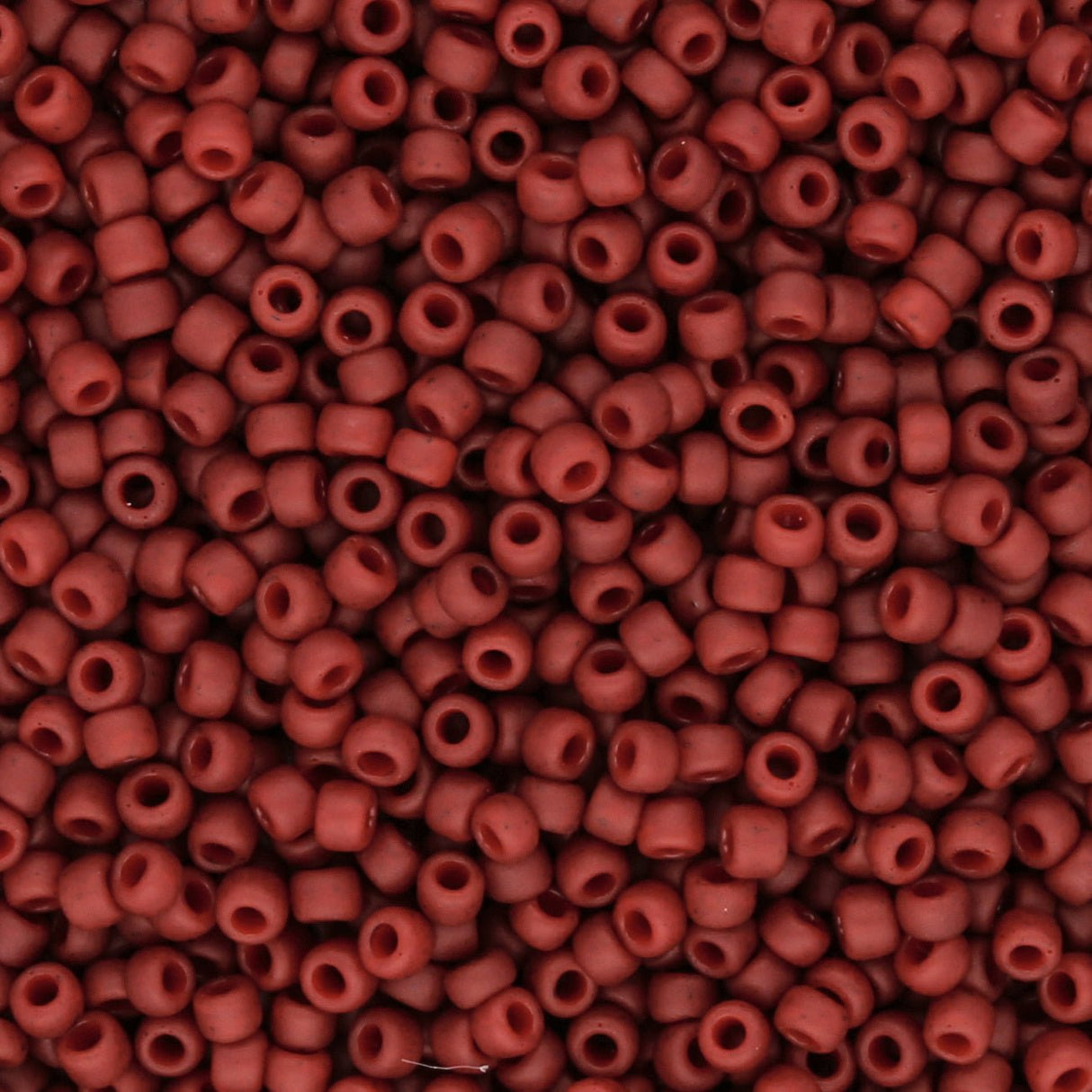 Rocailles-Perlen Toho 15/0 – Semi Glazed - Dark Red - PerlineBeads