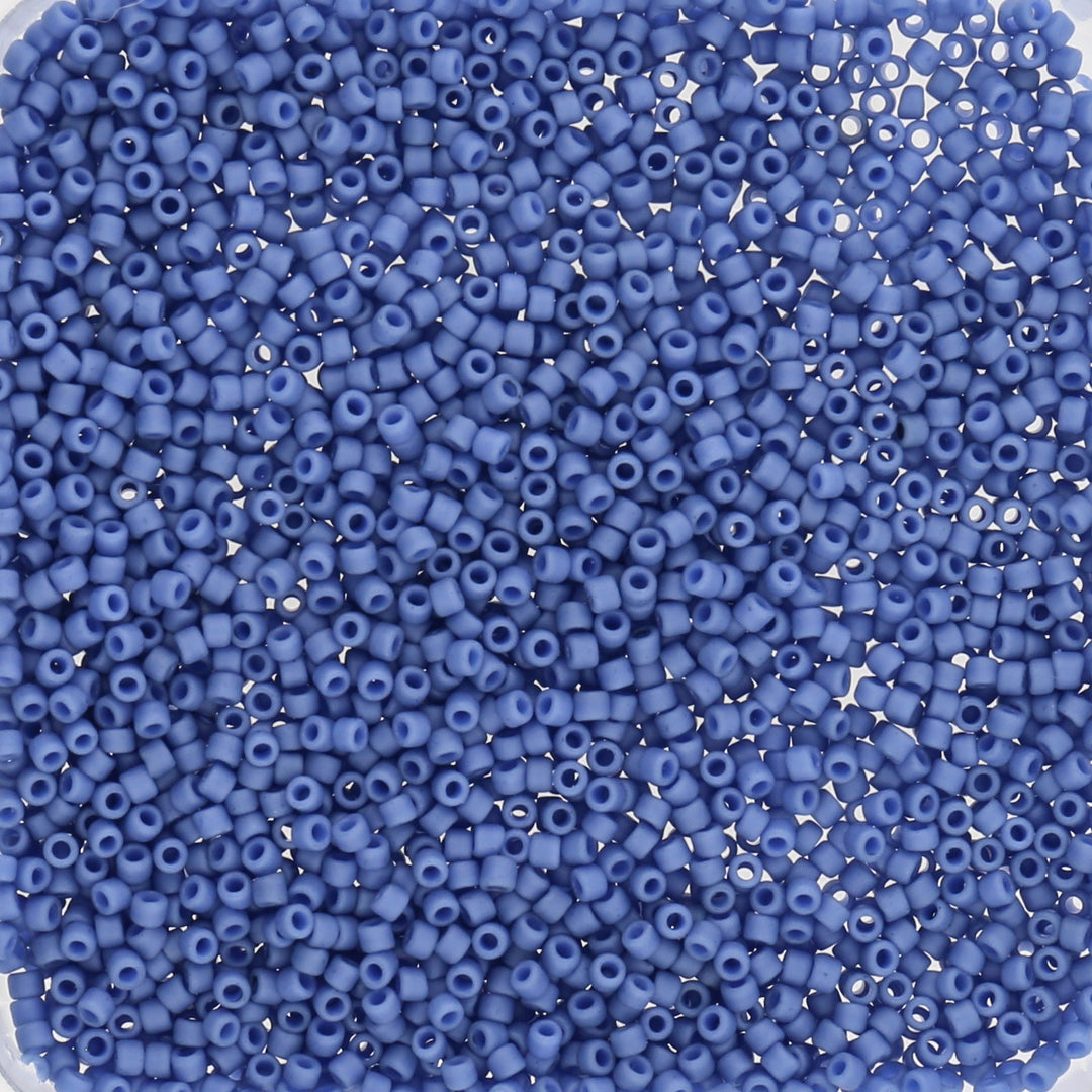 Rocailles-Perlen Toho 15/0 – Semi Glazed - Soft Blue - PerlineBeads