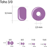 Rocailles - Perlen Toho 3/0 – Ceylon Innocent Pink - PerlineBeads SA