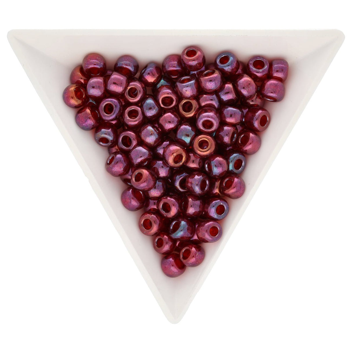 Rocailles-Perlen Toho 3/0 – Gold Lustered Raspberry - PerlineBeads