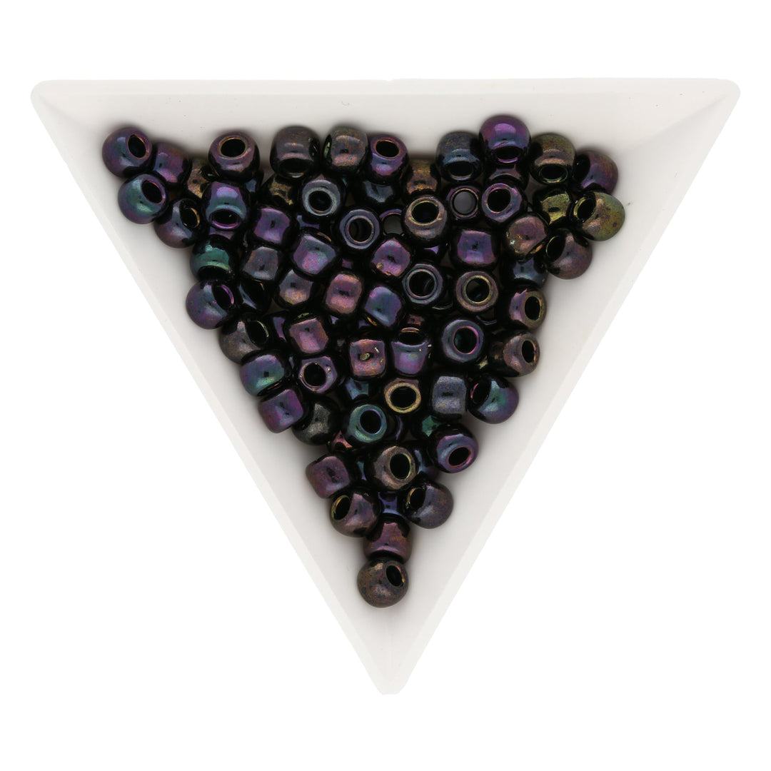 Rocailles-Perlen Toho 3/0 – Metallic Iris - Purple - PerlineBeads