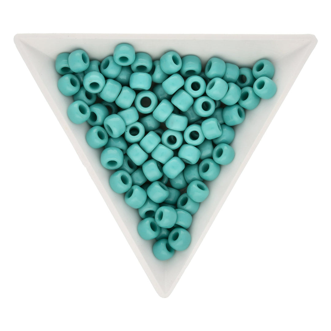 Rocailles-Perlen Toho 3/0 – Opaque Turquoise - PerlineBeads