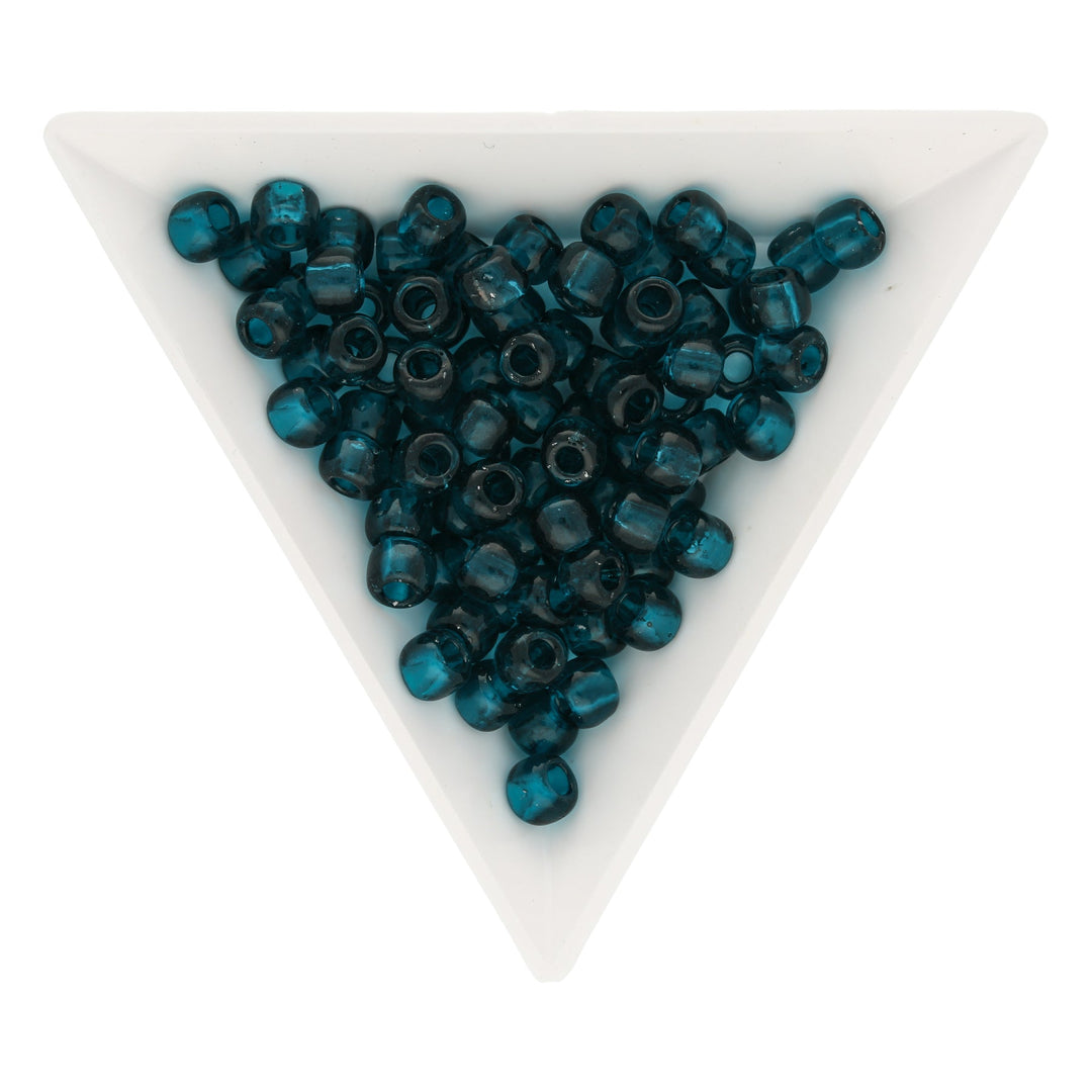 Rocailles-Perlen Toho 3/0 – Transparent Capri Blue - PerlineBeads