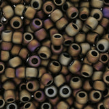 Rocailles-Perlen Toho 6/0 – Matte-Color Iris - Brown - PerlineBeads