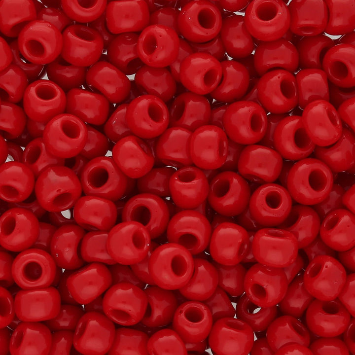 Rocailles-Perlen Toho 6/0 – Opaque Pepper Red - PerlineBeads