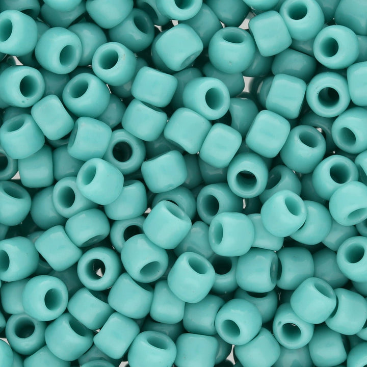 Rocailles-Perlen Toho 6/0 – Opaque Turquoise - PerlineBeads